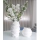 Modern wavy decorative vase
