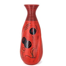 vaso decorativo rosso