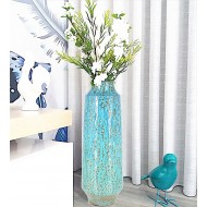 Moderne Vase turquoise Océan