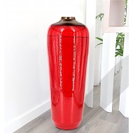 Tall vase 70cm glazed