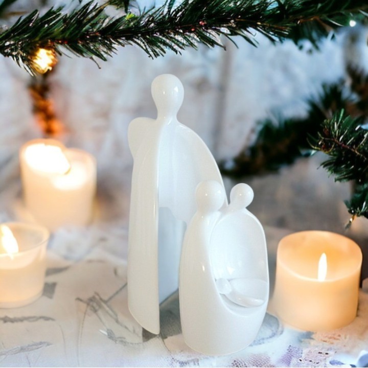 Presépio de natal contemporâneo