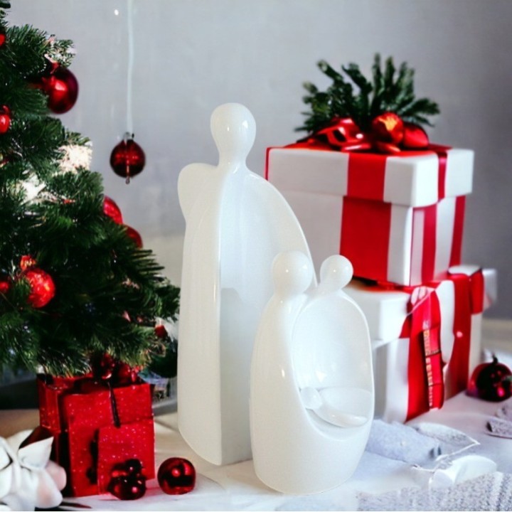 zeitgenössisch Weihnachtskrippe
