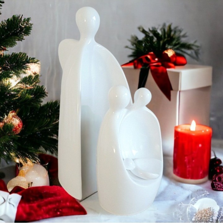 Contemporary christmas crib