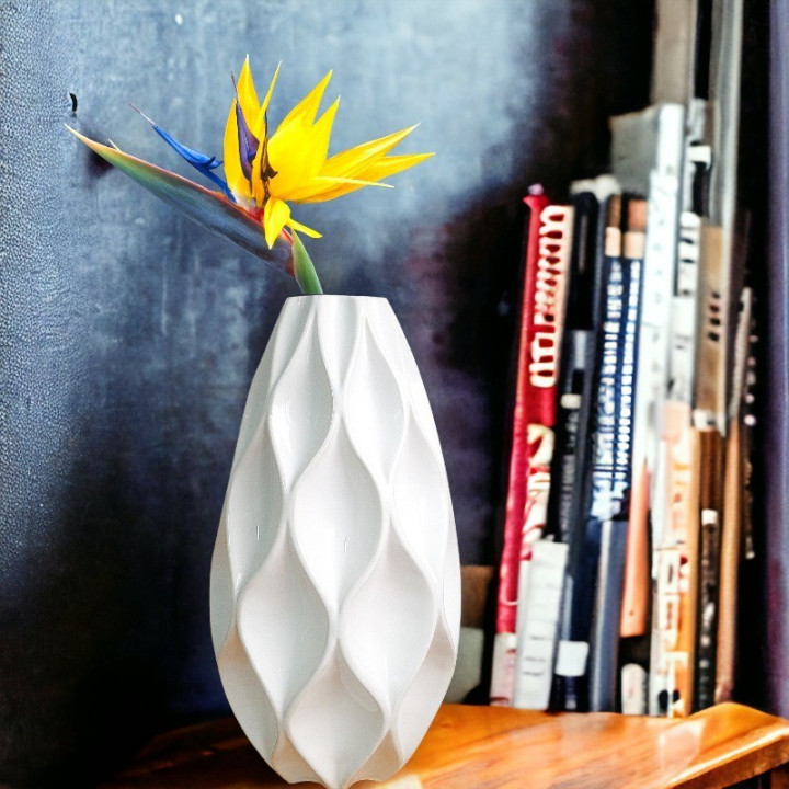 Jarrón decorativo rombo para salón y ambiente rústico