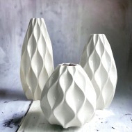 vaso di ceramica rombo