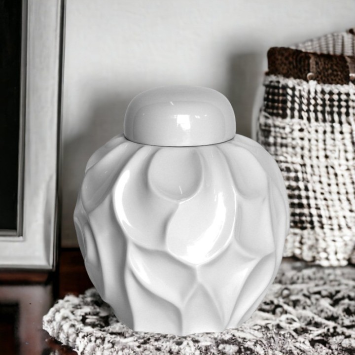 Vase mit Deckel