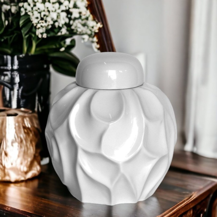 Vase mit Deckel