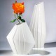 Vases géométriques origami décoratifs