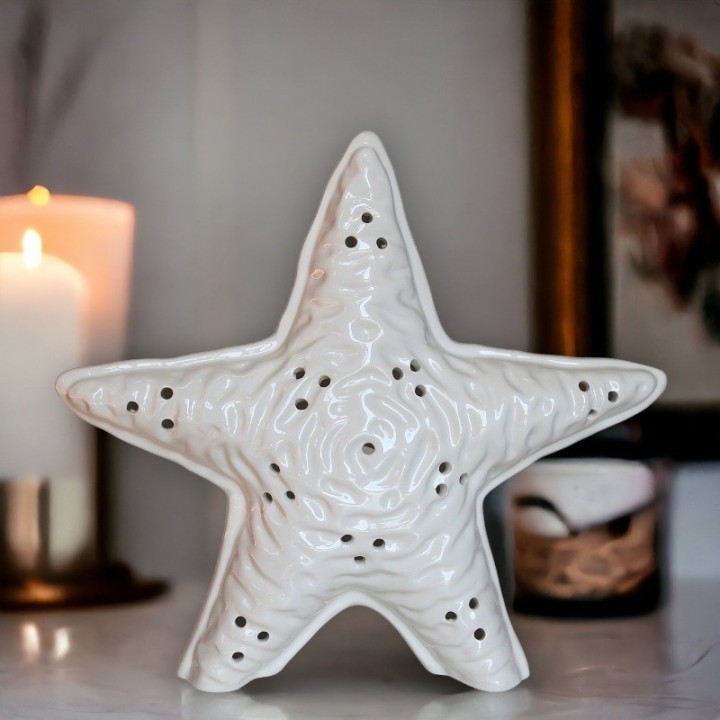 Ceramic candle holder