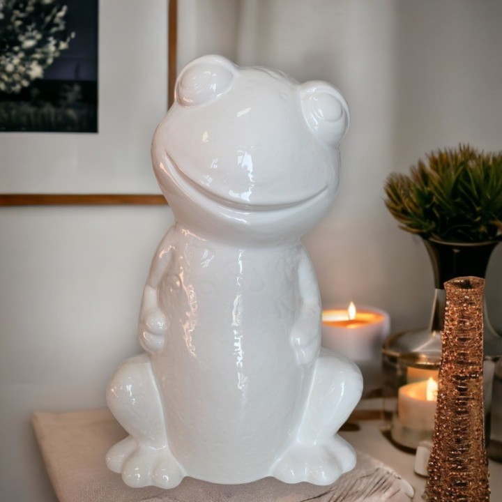 Grenouille en céramique