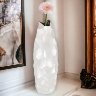 vaso decorativo in ceramica diamante