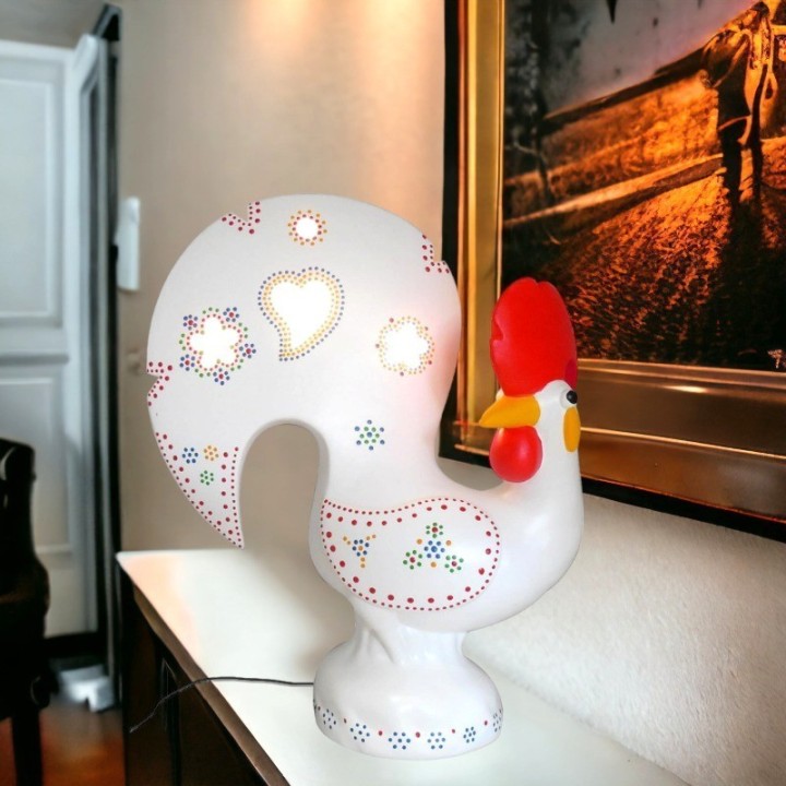 Lampe de coq portugais