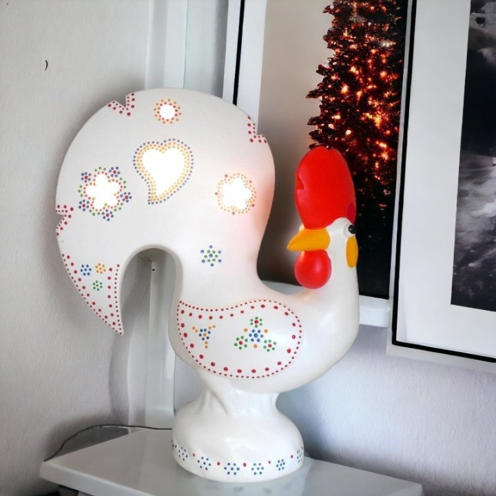Lampe de coq portugais