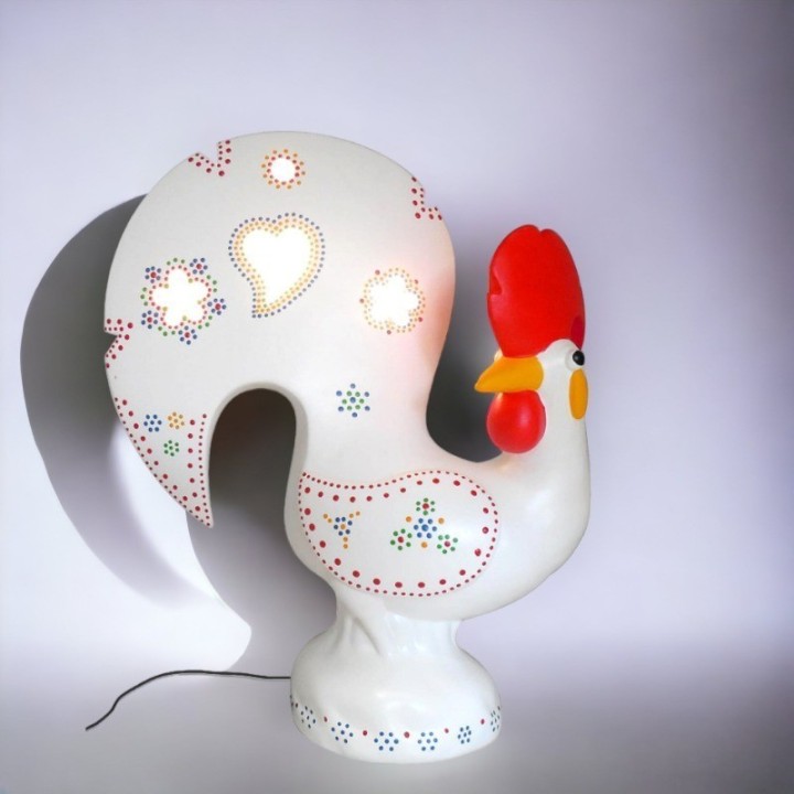 Lampe de coq portugais