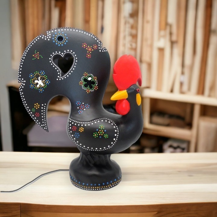 Lampe de coq portugais