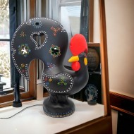 rooster of barcelos lamp black rooster