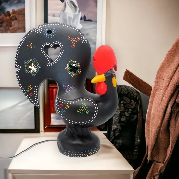 Lampe de coq portugais