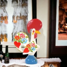 Gallo di Barcelos bianco