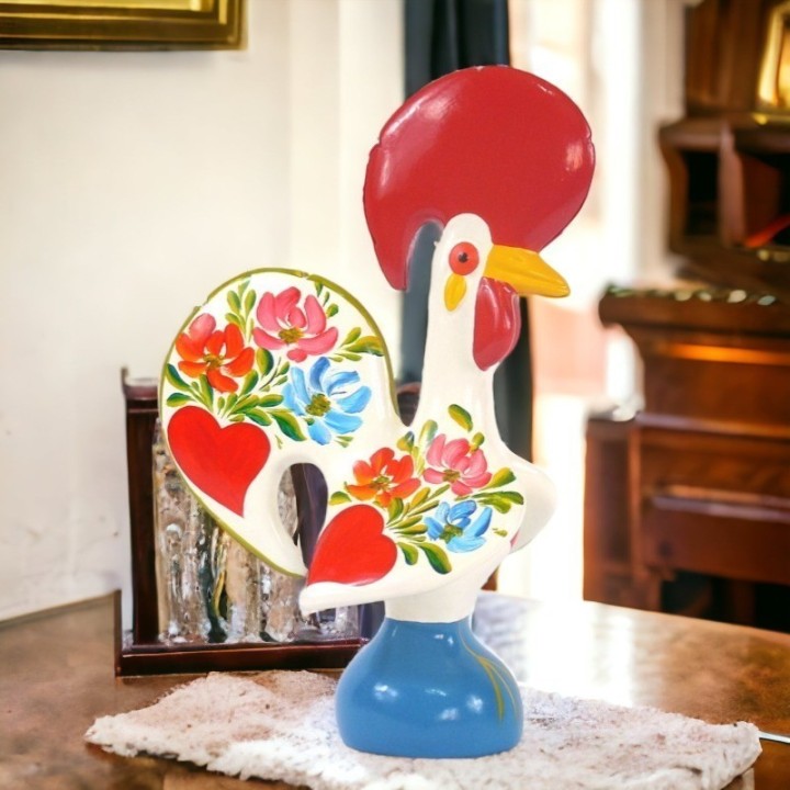 Galo de Barcelos branco