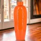 Glazed large vase orange