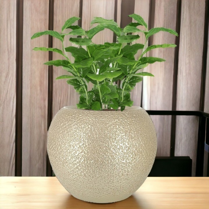 Vaso de Cerâmica champanhe Moderno