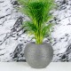 Pot de Plante en Céramique Gris Moderne