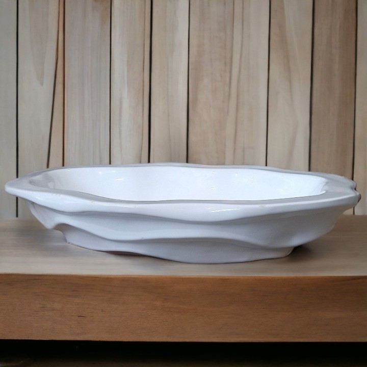 Grande centrotavola onda decorativo