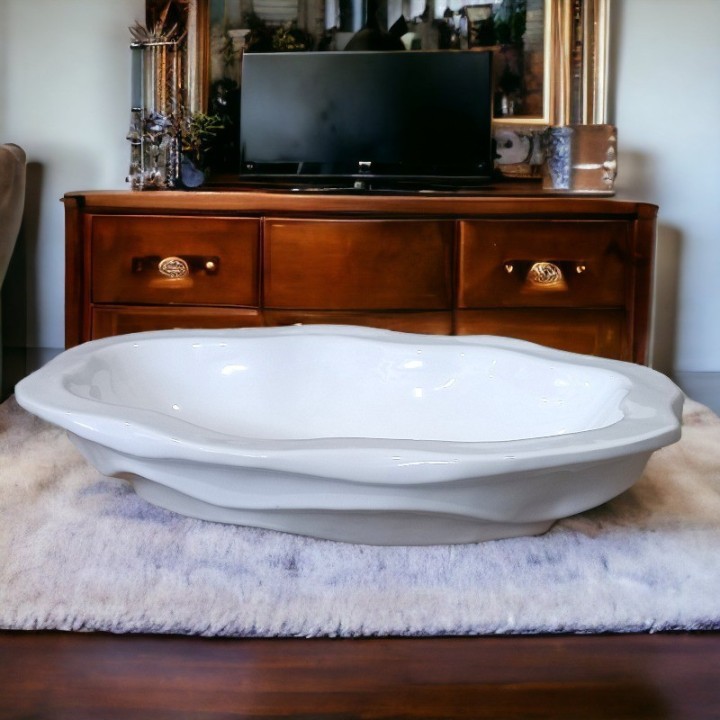 Large decorative wave centerpiece