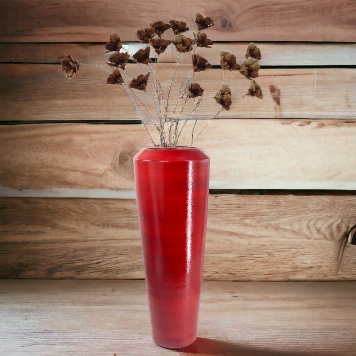 Grand vase rouge