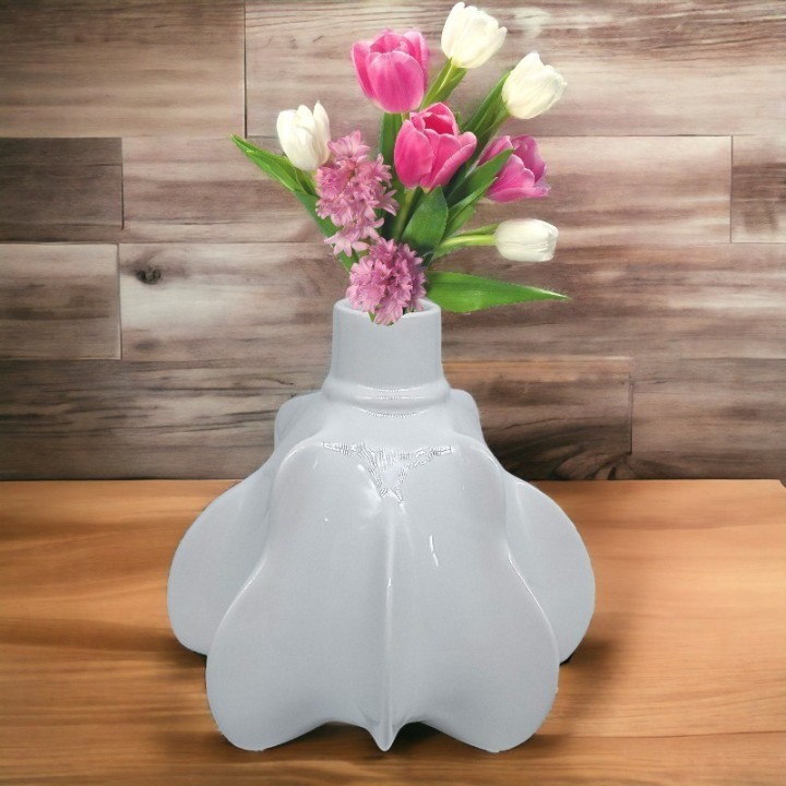 vase citrouille contemporaine en céramique fine