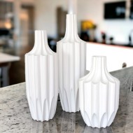 decorative geometric vases 