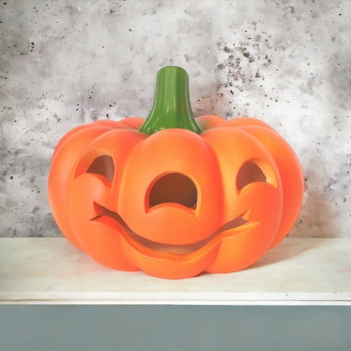 Abóbora para halloween em cerâmica