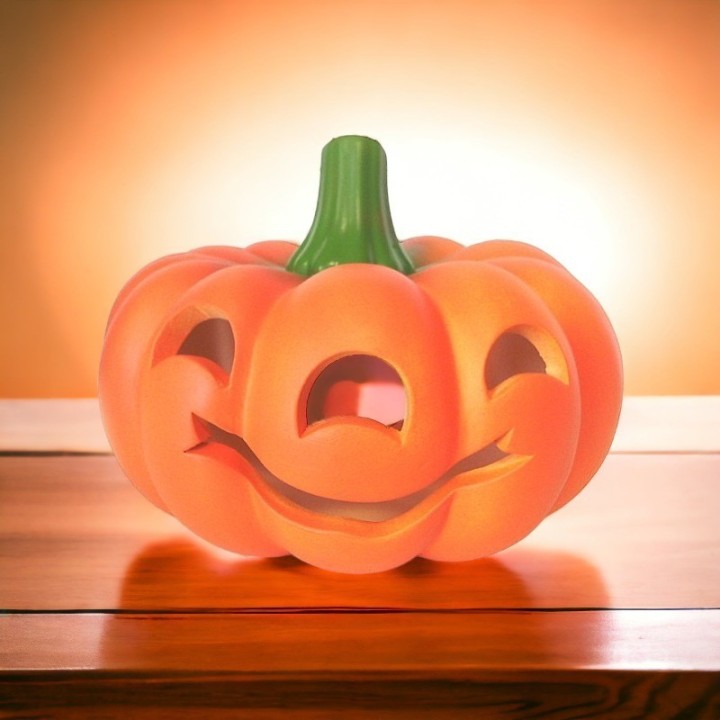 Zucca di ceramica per Halloween