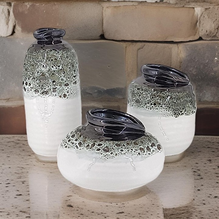 Vases en céramique de style nordique
