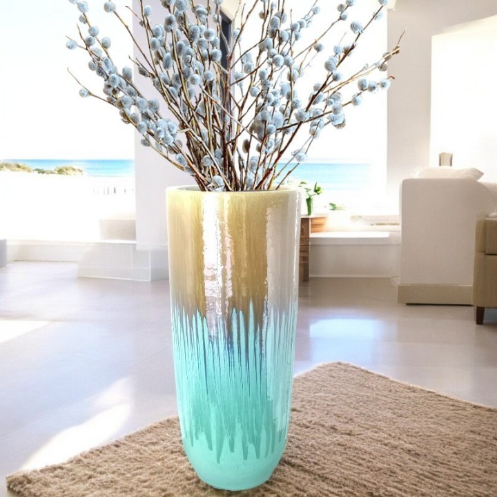 Grande vaso decorativo in ceramica