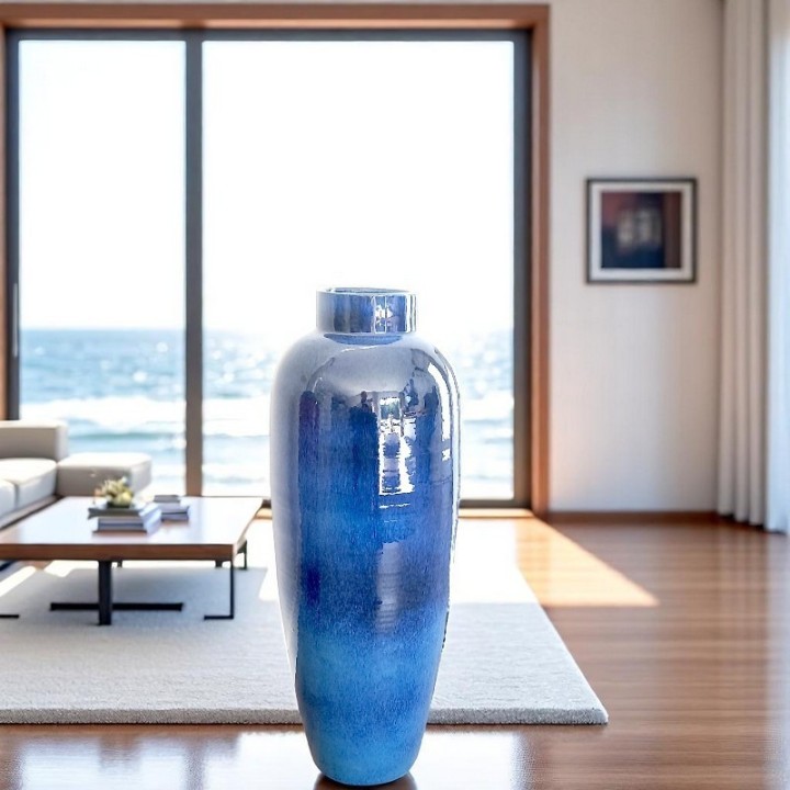 Große dekorative Vase in Keramik