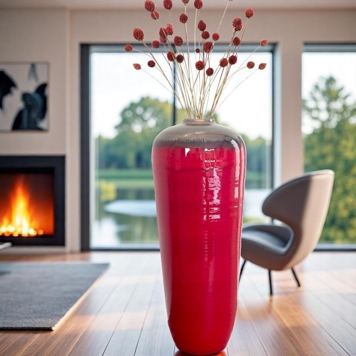 Schmuckvase mit Kragen