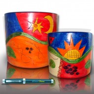 Vasos cerâmica Inca