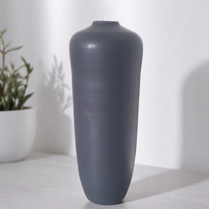 Vaso Alto Nero Opaco – Stile Nordico