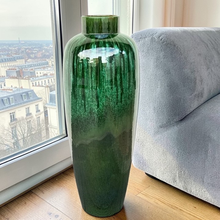 Große dekorative Vase in Keramik