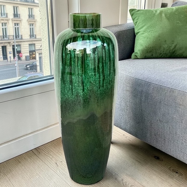 Grande vaso decorativo in ceramica