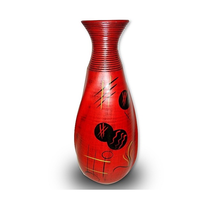 Jarrão decorativo vermelho