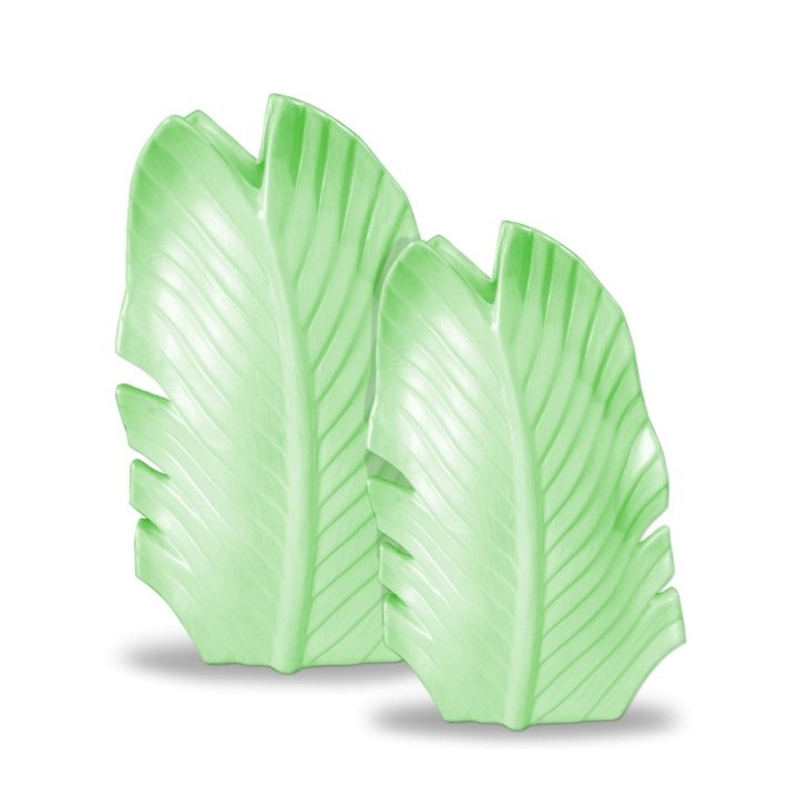 Blatt Vasen grün