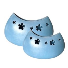 Jarra oval Vintage azul