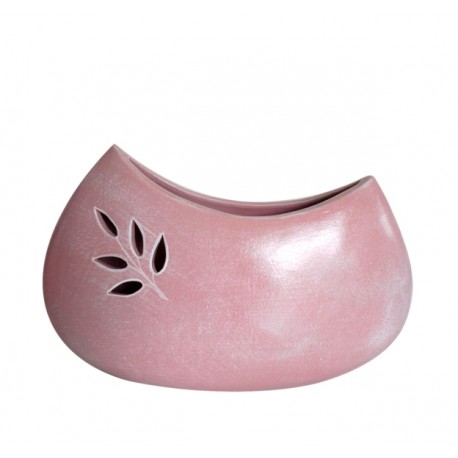 Weinlese -Vase oval