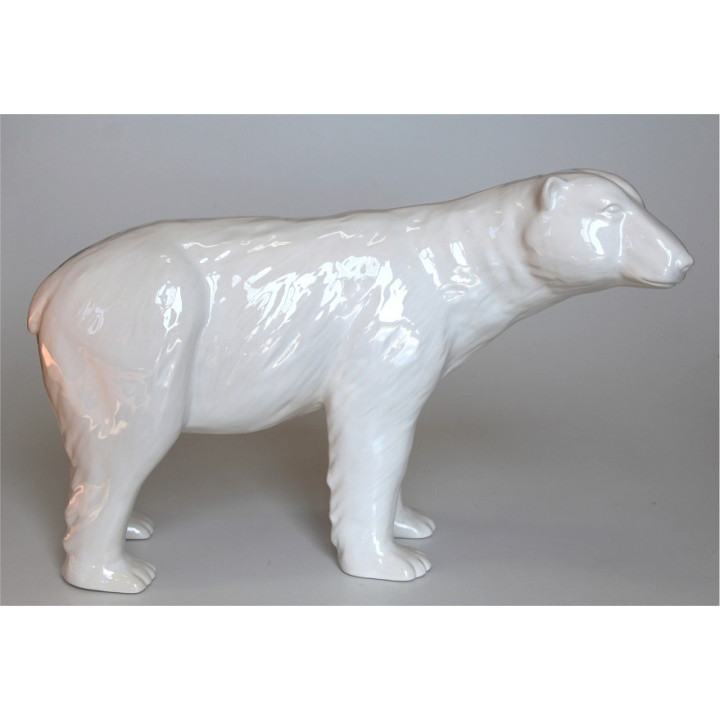 Oso polar en cerámica