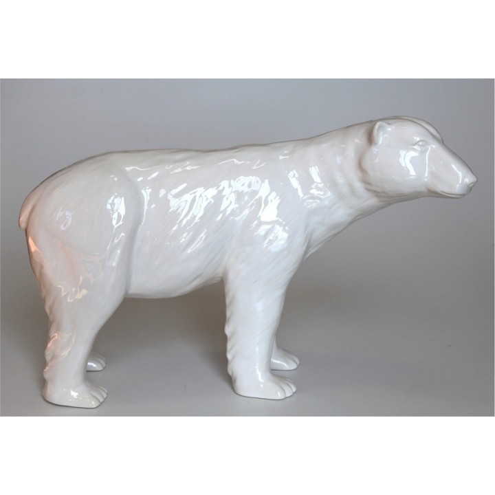 Urso polar de cerâmica
