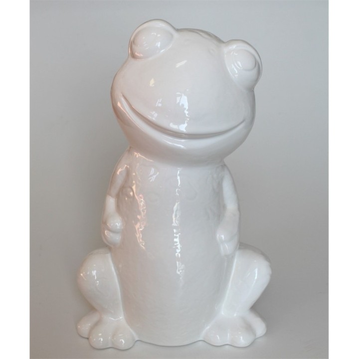Keramik-Frosch-Figur