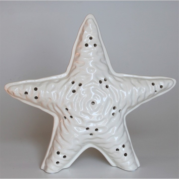 Keramik Kerzenständer Stern