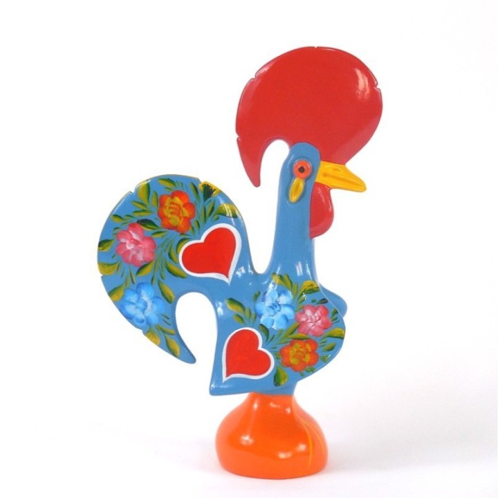 Coq portugais bleu